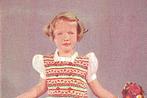957242	Vintage	Kinderkaart	Meisje	Leuke oude kaart Onbeschre, Verzamelen, Ansichtkaarten | Themakaarten, Ophalen of Verzenden