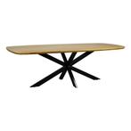 Deens ovaal 260 x 100 cm spinpoot voor de laagste prijs, Overige houtsoorten, 100 tot 150 cm, Verzenden, Blank Deens ovaal 260 x 100 cm spinpoot voor de laagste prijs