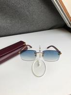 Vintage Cartier zonnebril 22k, Sieraden, Tassen en Uiterlijk, Zonnebril, Blauw, Zo goed als nieuw, Ophalen