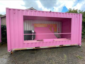 2 zeecontainers voor festival carnaval jurywagen foodtruck beschikbaar voor biedingen