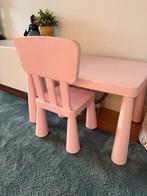 Kinder tafeltje met stoel, Kinderen en Baby's, Kinderkamer | Tafels en Stoelen, Ophalen, Zo goed als nieuw, Tafel(s) en Stoel(en)