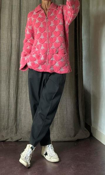 Italiaans designer vest jas vib 38 uniek!!!! Roze harten beschikbaar voor biedingen