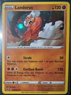 Landorus 148 cosmos holo, Hobby en Vrije tijd, Verzamelkaartspellen | Pokémon, Ophalen of Verzenden, Zo goed als nieuw, Losse kaart