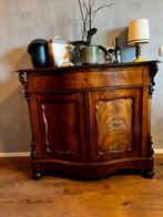 Antiek Buikkastje met Prachtige Houtnerf, Antiek en Kunst, Antiek | Meubels | Kasten, Ophalen of Verzenden