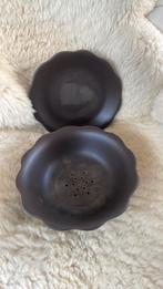 Fruittes plateel 22cm met onderbord, Antiek en Kunst, Curiosa en Brocante, Ophalen of Verzenden