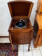 HMV Model 157 kabinetgrammofoon werkend vintage staat, Antiek en Kunst, Ophalen