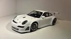 Porsche 911 gt3 rsr white autoart 1.18, Ophalen of Verzenden, Autoart, A, A