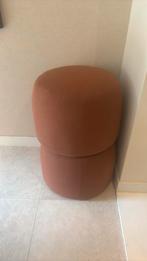 Riviera maison poef 2x, Huis en Inrichting, Ophalen of Verzenden, Zo goed als nieuw, Rond, Minder dan 50 cm