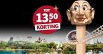 3 Efteling kaartjes, Drie personen of meer, Ticket of Toegangskaart