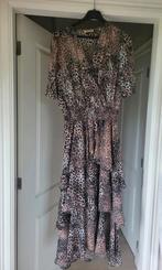 Herfst** zwierige jurk naomi ladress la dress xl l, Bruin, Verzenden, Maat 46/48 (XL) of groter, Zo goed als nieuw
