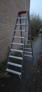 Uitklapbare ladder - Altrex, Doe-het-zelf en Verbouw, Ladders en Trappen, Ophalen, Gebruikt, Ladder, Opvouwbaar of Inschuifbaar