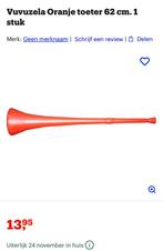 Vuvuzela Oranje Toeter 62 cm, Ophalen of Verzenden, Zo goed als nieuw, Overige soorten
