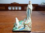 Mooi gipsen beeldje van Maria met Bernadette, Lourdes, Antiek en Kunst, Ophalen of Verzenden