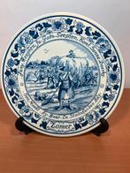 Delfts Blauw Bord - Zomer, Ophalen of Verzenden