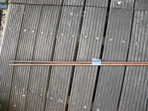 3 stuks roodkoperen buizen 12mm nieuwstaat, Doe-het-zelf en Verbouw, Buizen en Afvoer, Zo goed als nieuw, Rechte buis, Overige materialen