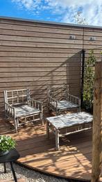 Bamboe Tuinset - 2 Stoelen & Tafel, Tuin en Terras, Tuinsets en Loungesets, Gebruikt, Stoel, Tuinset, Hout