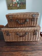 Rieten koffers, Ophalen of Verzenden