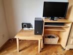 Computermeubel met tafeltje  (gratis), Ophalen, Gebruikt, 70 tot 120 cm