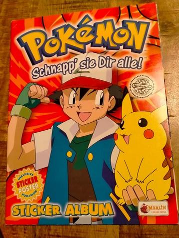 Pokemon Merlin Collection stickeralbum vintage DUITS album beschikbaar voor biedingen
