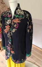 Ivko zuiver wollen geborduurd lang vest maat m, Kleding | Dames, Maat 38/40 (M), Blauw, Ophalen of Verzenden, Zo goed als nieuw