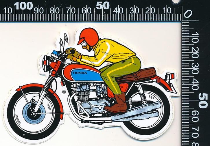 Sticker: Honda - Cafe Racer (2), Verzamelen, Stickers, Zo goed als nieuw, Auto of Motor, Ophalen of Verzenden