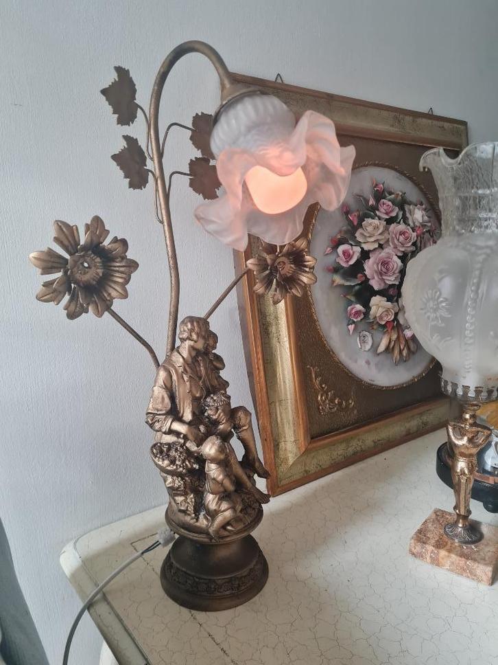 Barokke oude lamp werkend, Antiek en Kunst, Curiosa en Brocante, Ophalen