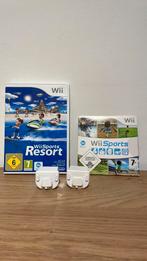 Wii sports en wii sports resort met handleiding, Eén computer, Ophalen of Verzenden, Zo goed als nieuw, Sport