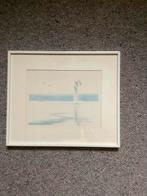 Lijst wit - glas - helder - lijst 32,5 x 38,5cm -, Ophalen, Minder dan 50 cm, Gebruikt, Minder dan 50 cm