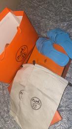 Hermes slippers, Blauw, Nieuw, Ophalen of Verzenden, Hermes