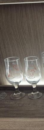 Meuleind bierglaasjes 2x, Ophalen of Verzenden, Zo goed als nieuw, Bierglas