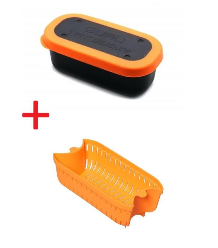 Guru Bait Box 1 Pint + Strainer / Complete Set - NIEUW !!, Watersport en Boten, Hengelsport | Witvissen, Nieuw, Overige typen