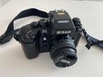 Nikon F4 incl 2 lensen, Audio, Tv en Foto, Fotocamera's Analoog, Ophalen, Zo goed als nieuw, Spiegelreflex, Nikon