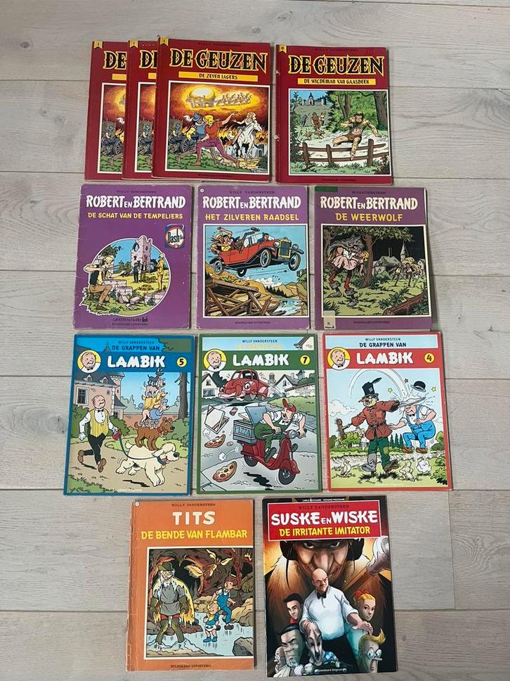12 Stripboeken Vandersteen – De Geuzen, Lambik e.a., Boeken, Strips | Comics, Zo goed als nieuw, Meerdere comics, Europa, Verzenden