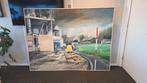 Uniek Schilderij (200x150 cm) - Gijs Keizer - Bouwplaats, Ophalen