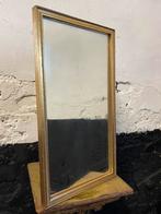 Vintage spiegel smal houten gouden lijst sfeervol, Ophalen, Minder dan 50 cm, Gebruikt, Minder dan 100 cm