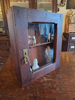 Antiek Vitrinekastje/Kastje/Wandkastje, Antiek en Kunst, Curiosa en Brocante, Ophalen of Verzenden