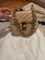 Chloe Drew Bijou Nude Mini Schoudertas, Ophalen of Verzenden, Zo goed als nieuw, Beige, Schoudertasje