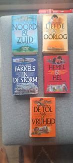 John Jakes - Noord & Zuid complete serie (5 delen), Ophalen of Verzenden, Gelezen, John Jakes, Nederland