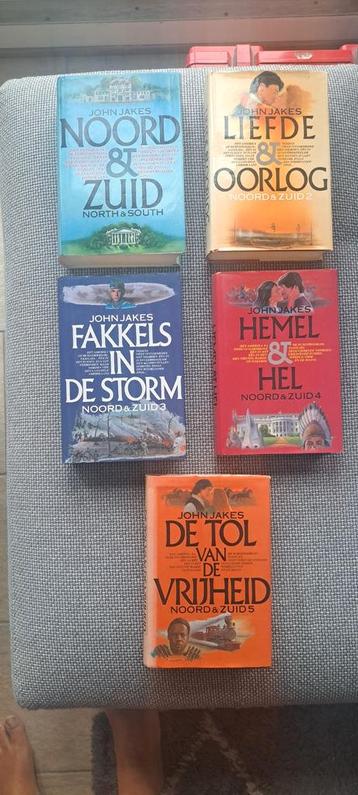 John Jakes - Noord & Zuid complete serie (5 delen) beschikbaar voor biedingen