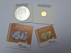 Aruba muntset Goud Zilver Verwelkoming Nieuwe Koning 2013, Postzegels en Munten, Setje, Koningin Beatrix, Goud, Overige waardes