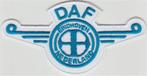 DAF Eindhoven stoffen opstrijk patch embleem #3, Verzamelen, Automerken, Motoren en Formule 1, Ophalen of Verzenden, Nieuw, Auto's