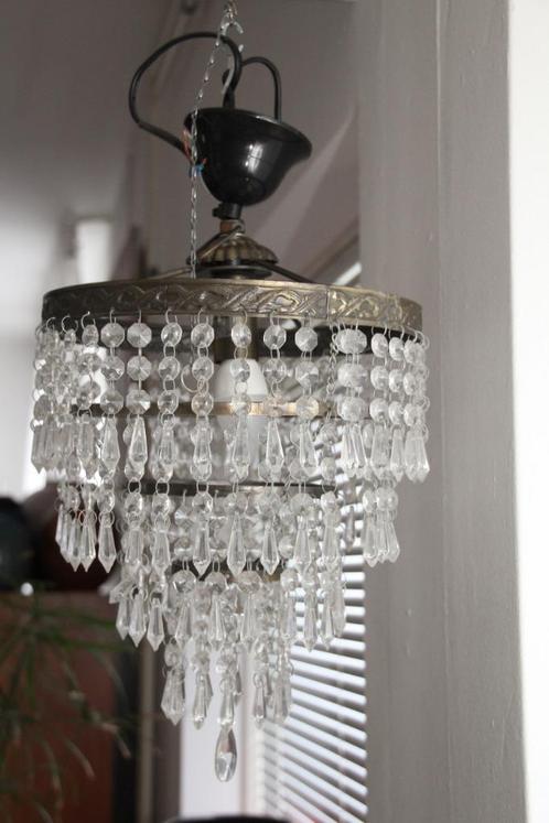 Antieke plafondlamp, Huis en Inrichting, Lampen | Hanglampen, Gebruikt, Minder dan 50 cm, Ophalen