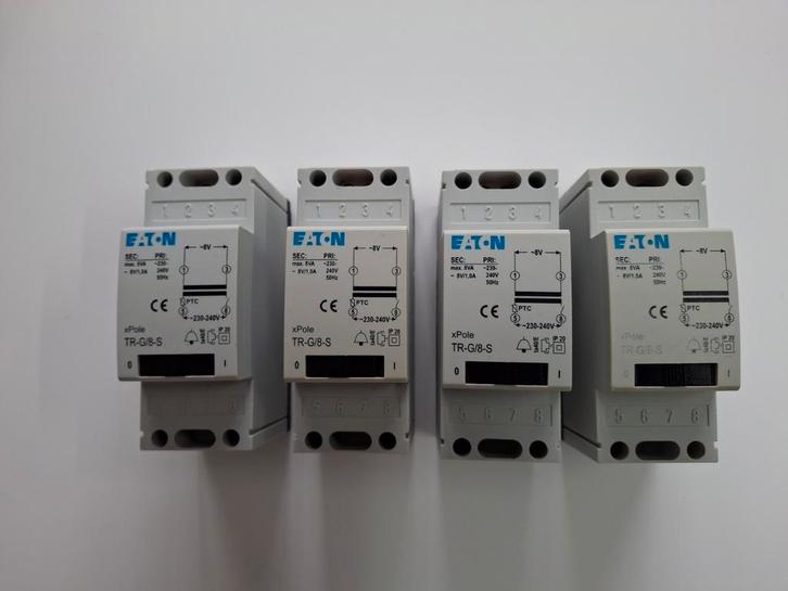 Eaton beltrafo 4 stuks
paar weken gebruikt, Doe-het-zelf en Verbouw, Elektra en Kabels, Zo goed als nieuw, Overige typen, Ophalen