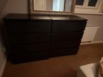 Twee zwarte IKEA ladekasten, Huis en Inrichting, Kasten | Schoenenkasten, Ophalen, Gebruikt