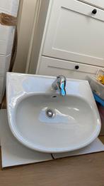 Villeroy & Boch wastafel en grohe kraan, Ophalen, 50 tot 100 cm, Zo goed als nieuw, Minder dan 100 cm