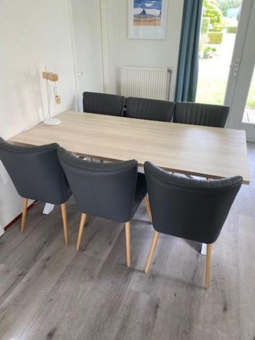 eethoek, Huis en Inrichting, Complete eetkamers, Zo goed als nieuw, 4 tot 6 stoelen, Ophalen