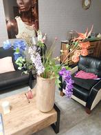 Twee design plam houten vasen iets apart, Ophalen of Verzenden