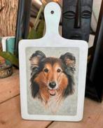 Nieuw: grote broodplank met collie / schotse herdershond, Ophalen of Verzenden