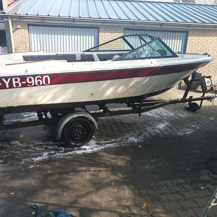 Beekman 60pk efi mercury, Watersport en Boten, Speedboten, Gebruikt, 3 tot 6 meter, Benzine, Minder dan 70 pk, Polyester, Buitenboordmotor