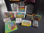 Kinderspellen en puzzels, pooh, woezel, mickey, telraam, Puzzelen, Ophalen of Verzenden